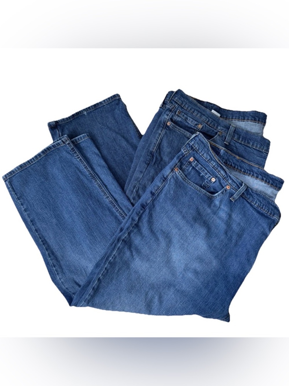 Lot of 2 Levi’s 541 Athletic Taper Big & Tall Jeans Men’s 52 (52x29 & 52x30)